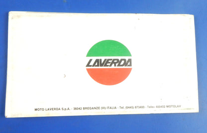 ORIGINAL LAVERDA ZUNDAPP 125 175 LZ USE CARE MAINTENANCE BOOK MANUAL ITALIAN - MotoRaider