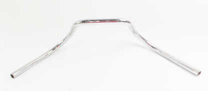 MOTORCYCLE CHROME STEEL HANDLEBAR W=27 1/2" D=7/8" 22mm CUSTOM TOURING LAVERDA - MotoRaider