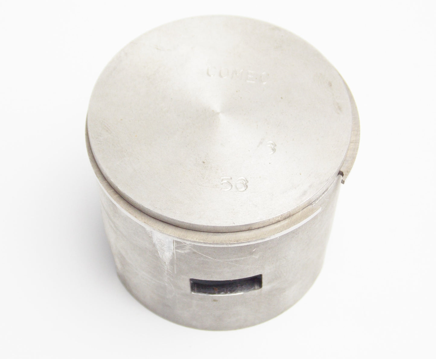 NOS COMEC PISTON VESPA + RING DIAMETER 56 mm SCOOTER PIAGGIO MOTOR ENGINE - MotoRaider