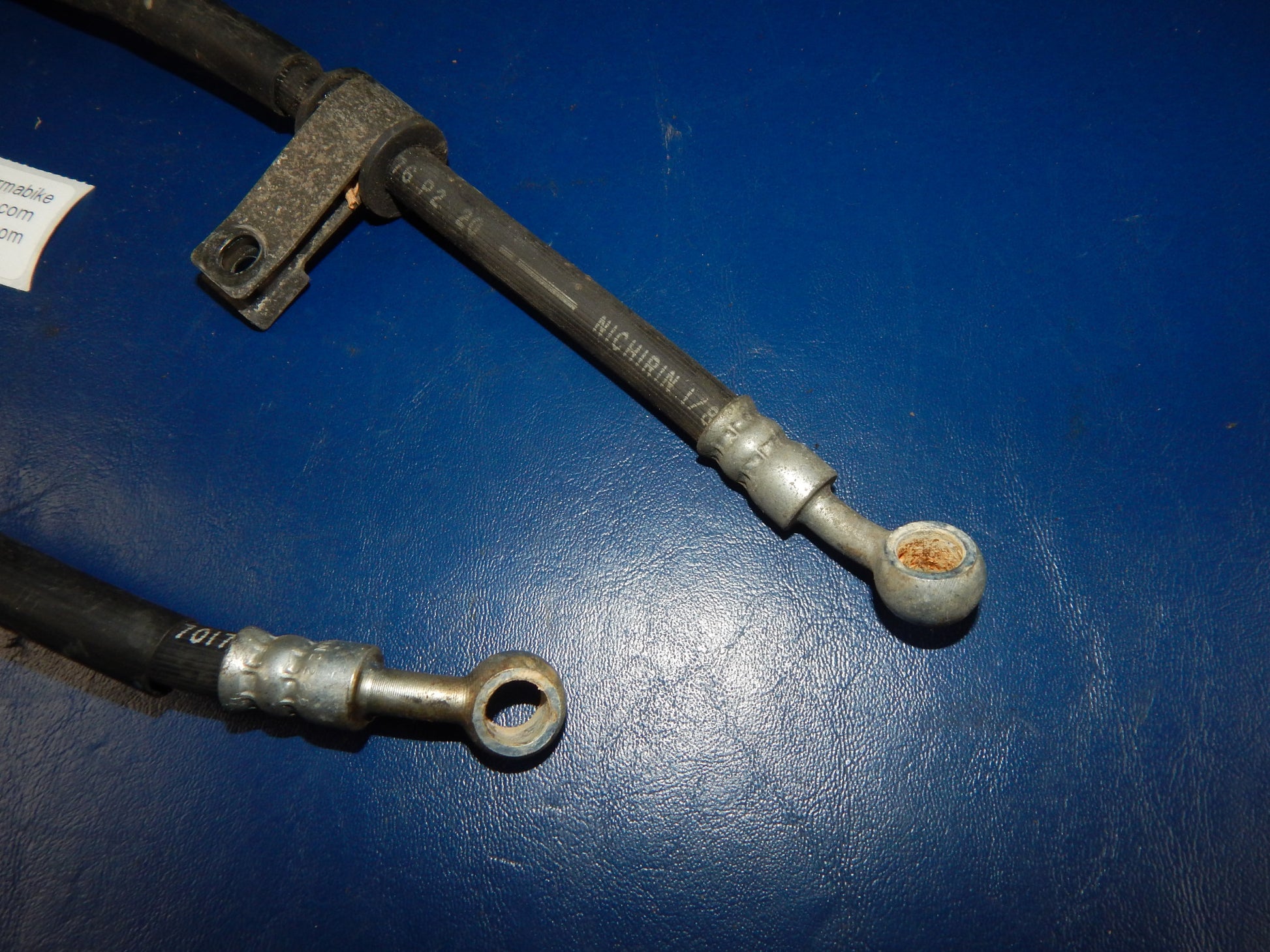 1993 SUZUKI BANDIT GSF 400 FRONT WHEEL HYDRAULIC BRAKE PIPE LINE HOSE TUBE JAPAN - MotoRaider