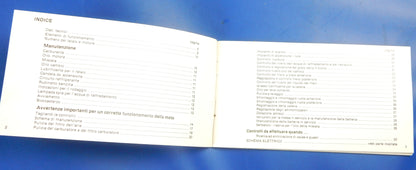ORIGINAL LAVERDA ZUNDAPP 125 175 LZ USE CARE MAINTENANCE BOOK MANUAL ITALIAN - MotoRaider
