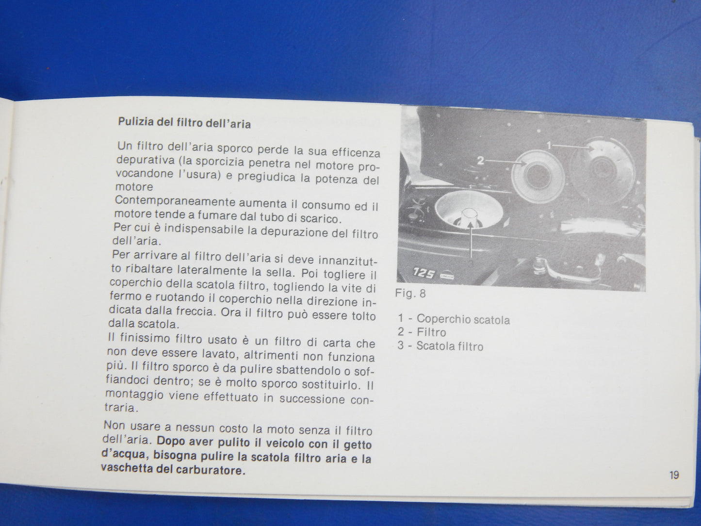 ORIGINAL LAVERDA ZUNDAPP 125 175 LZ USE CARE MAINTENANCE BOOK MANUAL ITALIAN - MotoRaider