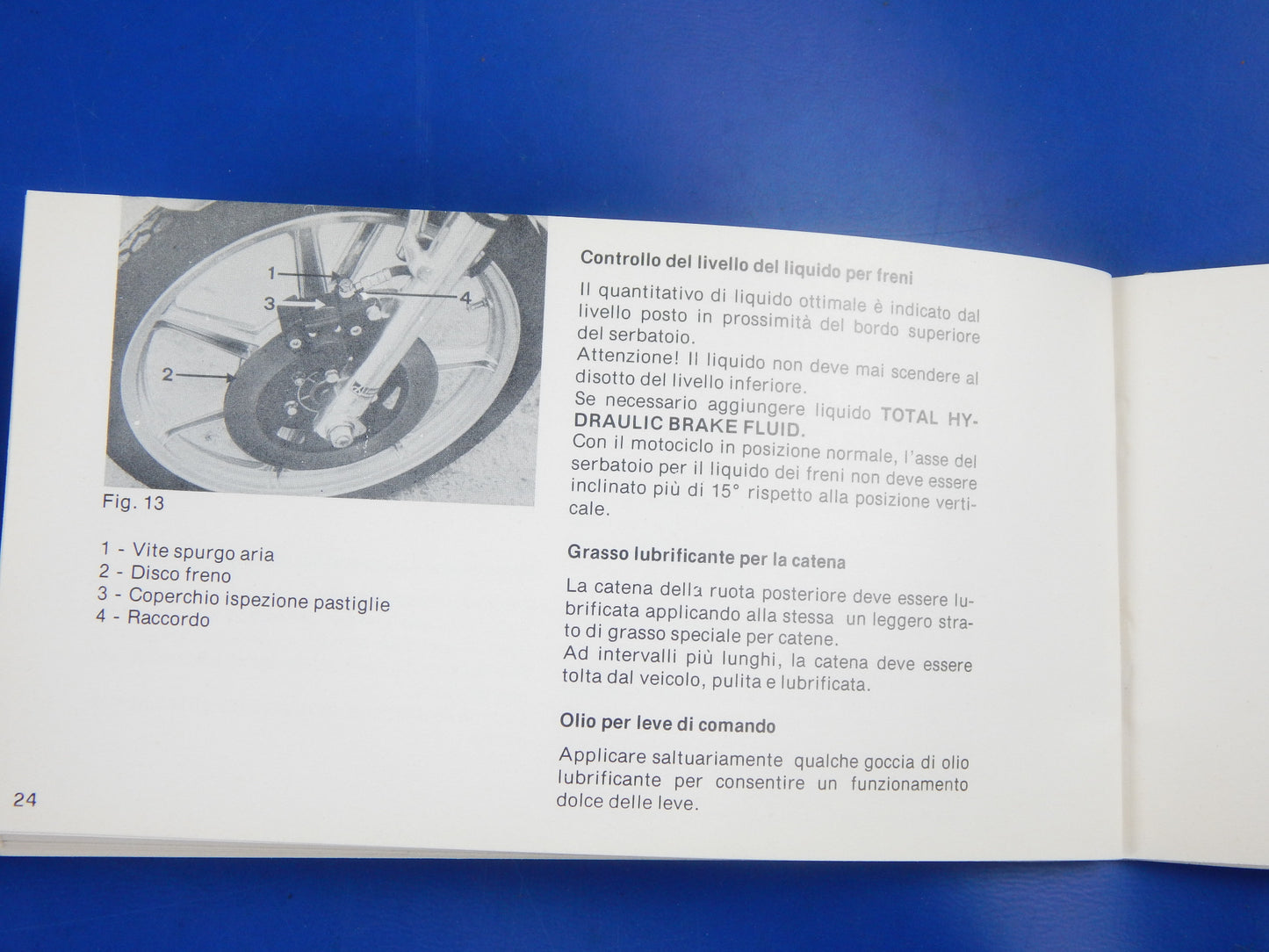 ORIGINAL LAVERDA ZUNDAPP 125 175 LZ USE CARE MAINTENANCE BOOK MANUAL ITALIAN - MotoRaider