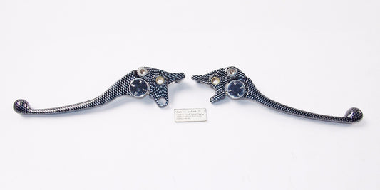 PRO SPORT CARBOR-LOOK CLUTCH/BRAKE LEVER SET YAMAHA 1989-1996 FZR600 285-0612 - MotoRaider
