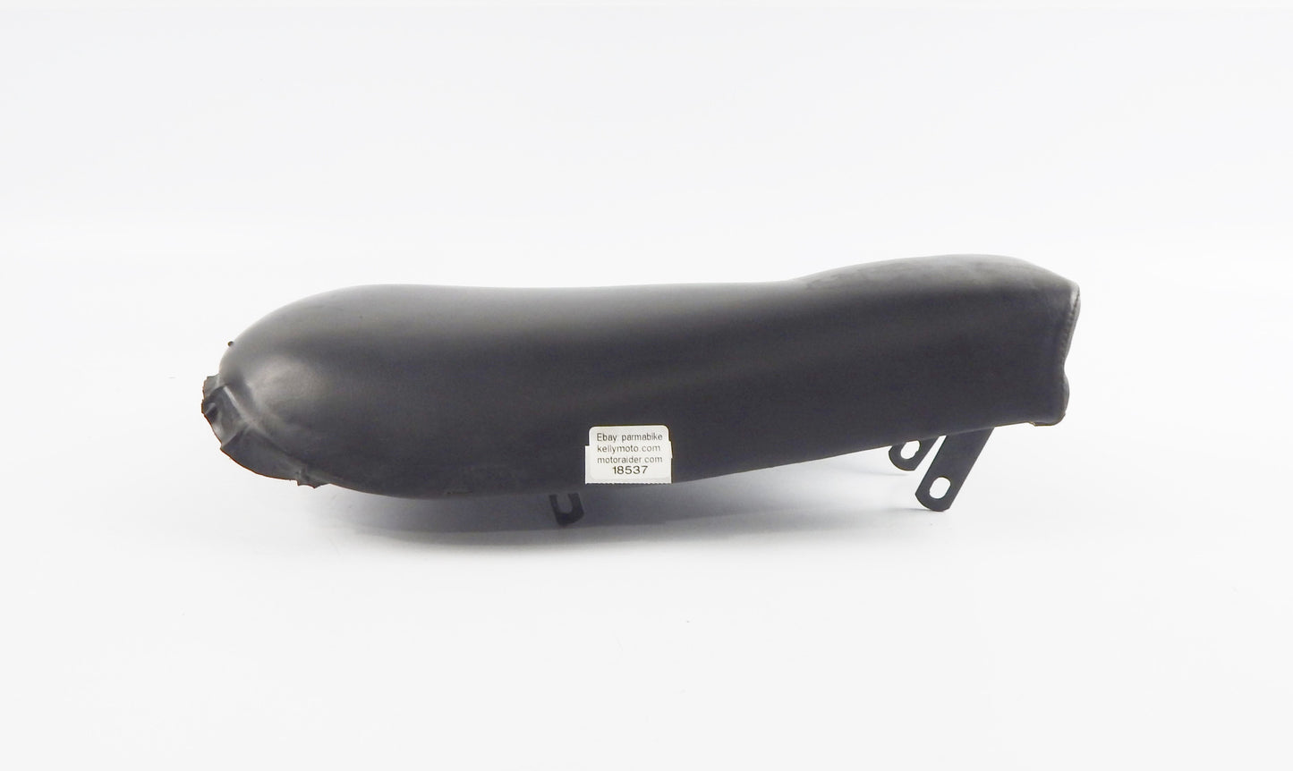 1970's MOTORCYCLE SADDLE SEAT BLACK L=18" W=10" DUCATI MORINI BETA VINTAGE ITALY - MotoRaider