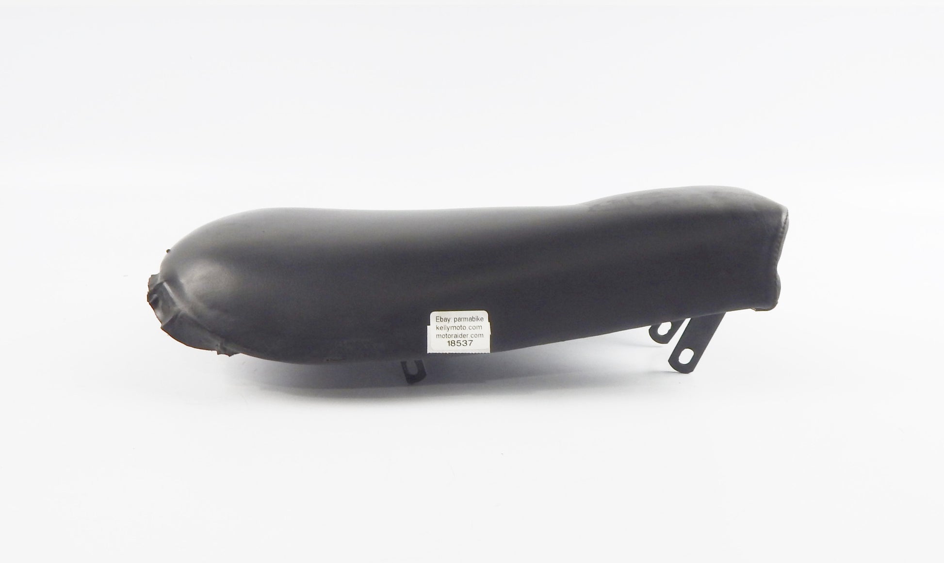 1970's MOTORCYCLE SADDLE SEAT BLACK L=18" W=10" DUCATI MORINI BETA VINTAGE ITALY - MotoRaider