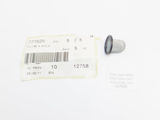 OEM PEUGEOT 2018 KISBEE 4T OY/ 20015-16 KISBEE AX CRANKCASE OIL FILTER # 777525 - MotoRaider