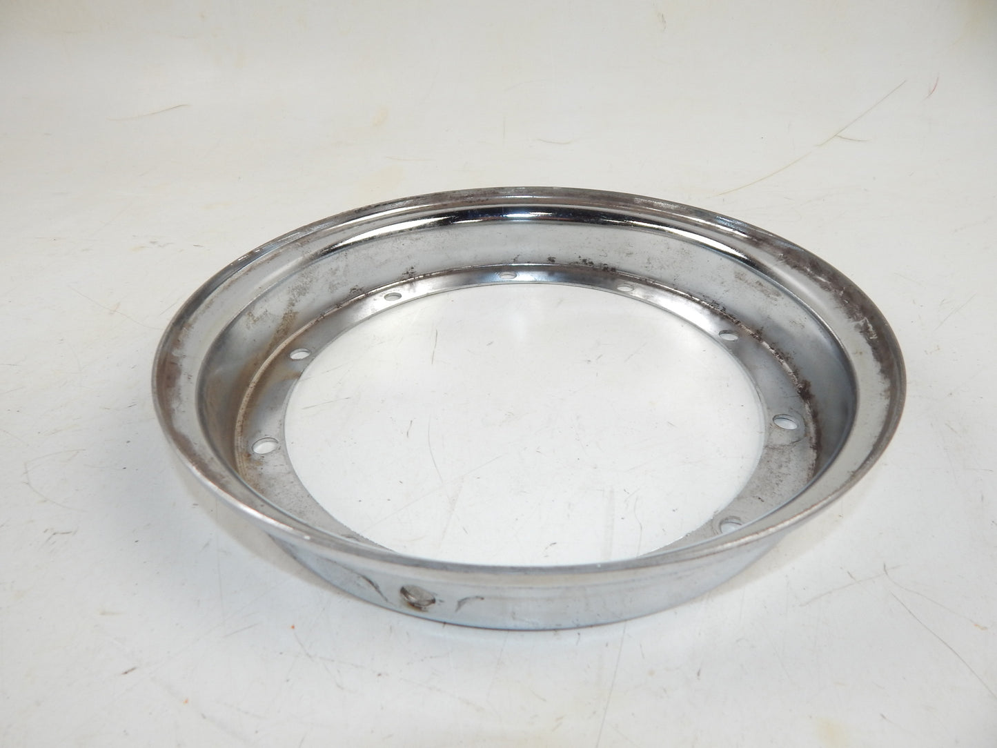 LML HALF CHROME RIM 10" STELLA STAR VESPA VINTAGE SCOOTER FRONT REAR - MotoRaider