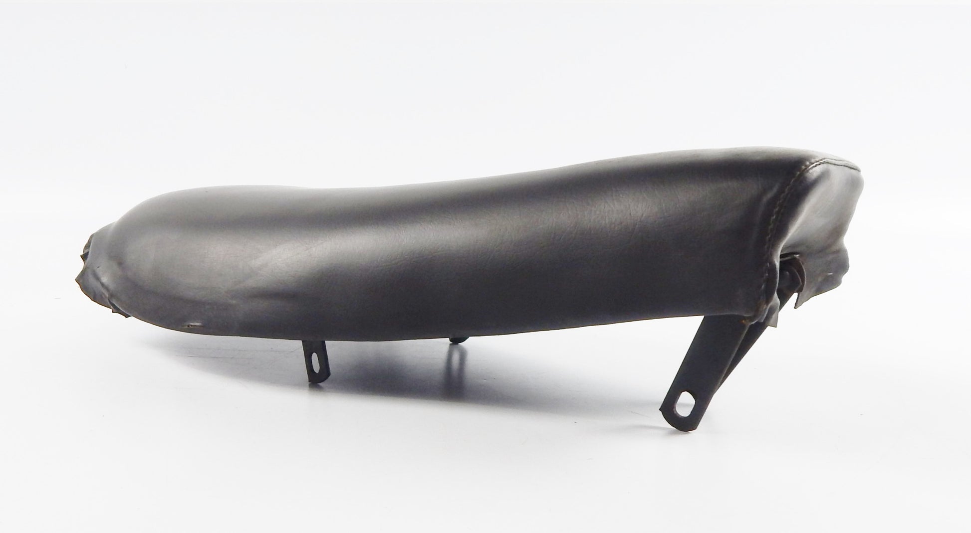 1970's MOTORCYCLE SADDLE SEAT BLACK L=18" W=10" DUCATI MORINI BETA VINTAGE ITALY - MotoRaider