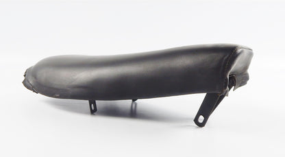 1970's MOTORCYCLE SADDLE SEAT BLACK L=18" W=10" DUCATI MORINI BETA VINTAGE ITALY - MotoRaider