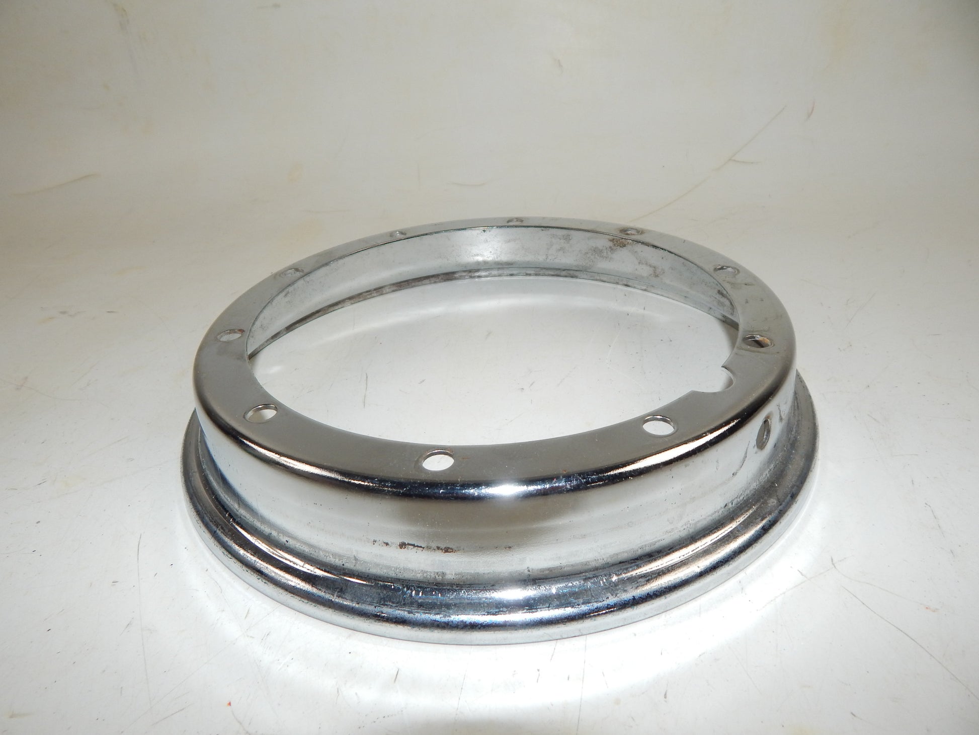 LML HALF CHROME RIM 10" STELLA STAR VESPA VINTAGE SCOOTER FRONT REAR - MotoRaider