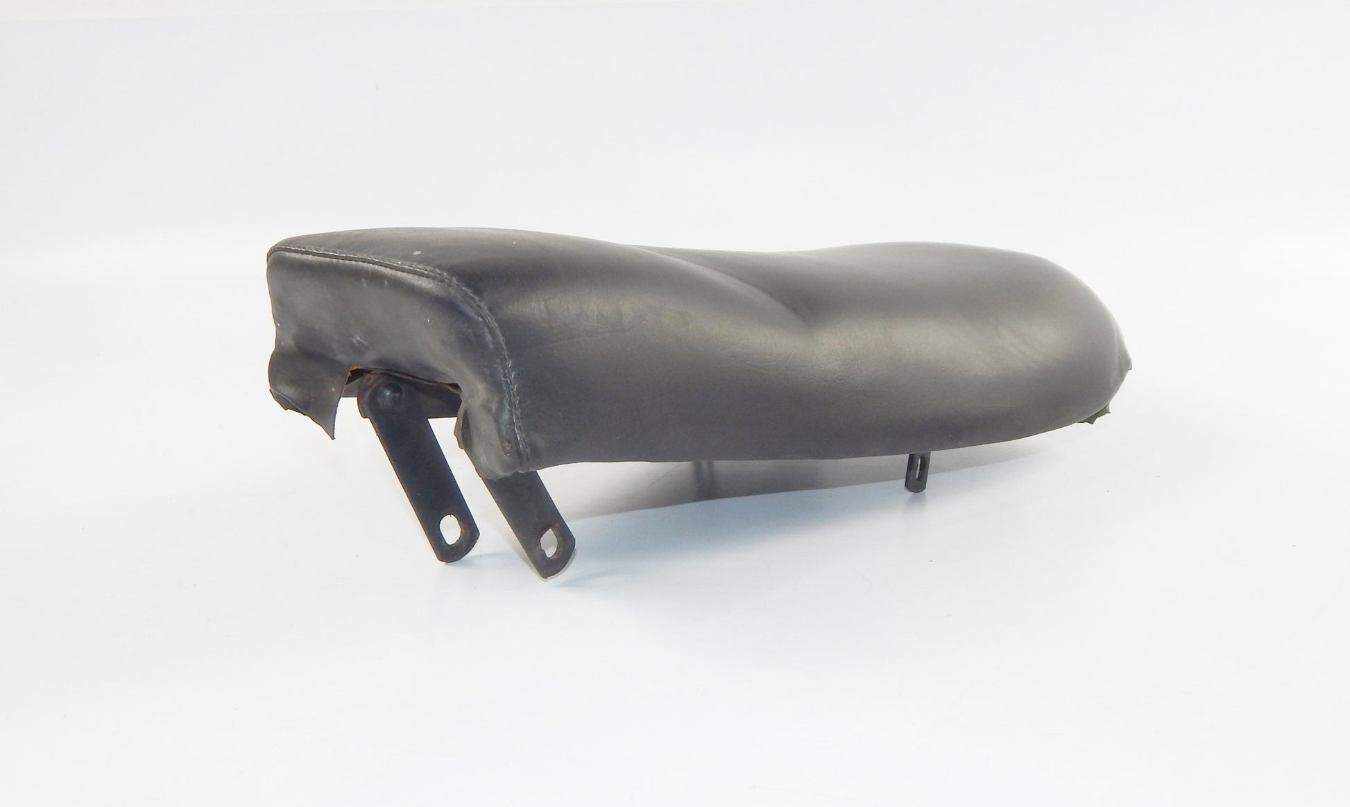 1970's MOTORCYCLE SADDLE SEAT BLACK L=18" W=10" DUCATI MORINI BETA VINTAGE ITALY - MotoRaider