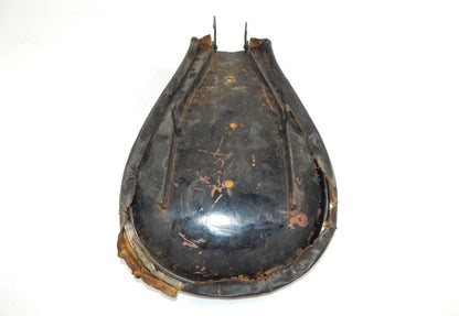 1970's MOTORCYCLE SADDLE SEAT BLACK L=18" W=10" DUCATI MORINI BETA VINTAGE ITALY - MotoRaider