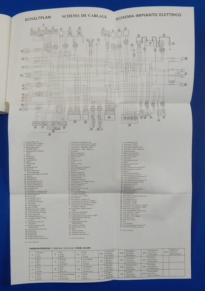 1992 YAMAHA XV500 XV535(L) USER OWNER MANUAL BOOK 3BT-28199-Y0 MULTI LANGUAGE - MotoRaider