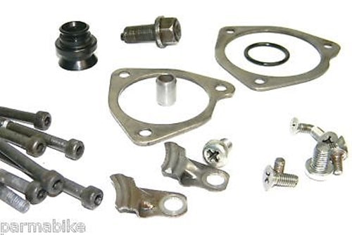 1973 Yamaha MX360 MIXED PARTS MX VMX screws flange ring - MotoRaider