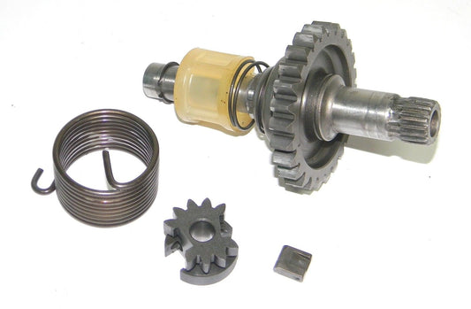 1981-82 Suzuki RM465 . KICK STARTER MECHANISM . RM shaft spring gear ratchet #2 - MotoRaider