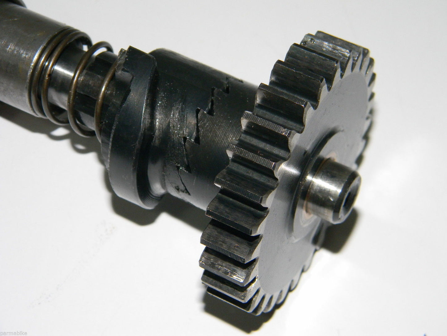 1970 Bultaco Lobito 125 MK4 Model 74 ... KICK STARTER SHAFT ... spring ratchet - MotoRaider