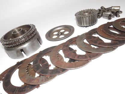 1971 Ossa Pioneer ENGINE CLUTCH ASSEMBLY Disc Basket Spring Motorcross Enduro - MotoRaider