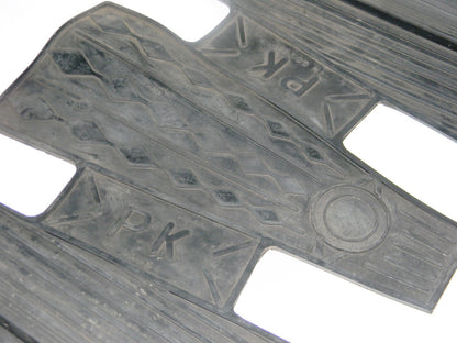 NOS Vespa PK BLACK RUBBER FLOORMAT Scooter Floor Mat Protector Liner Pad PK50 80 - MotoRaider