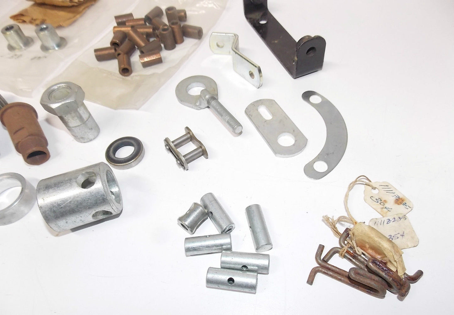 NOS Puch Allstate MIXED PARTS Spacer Bearing Nut Axle Adjustor Plate Mount Clip - MotoRaider