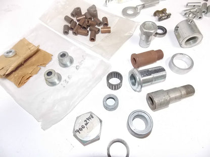 NOS Puch Allstate MIXED PARTS Spacer Bearing Nut Axle Adjustor Plate Mount Clip - MotoRaider