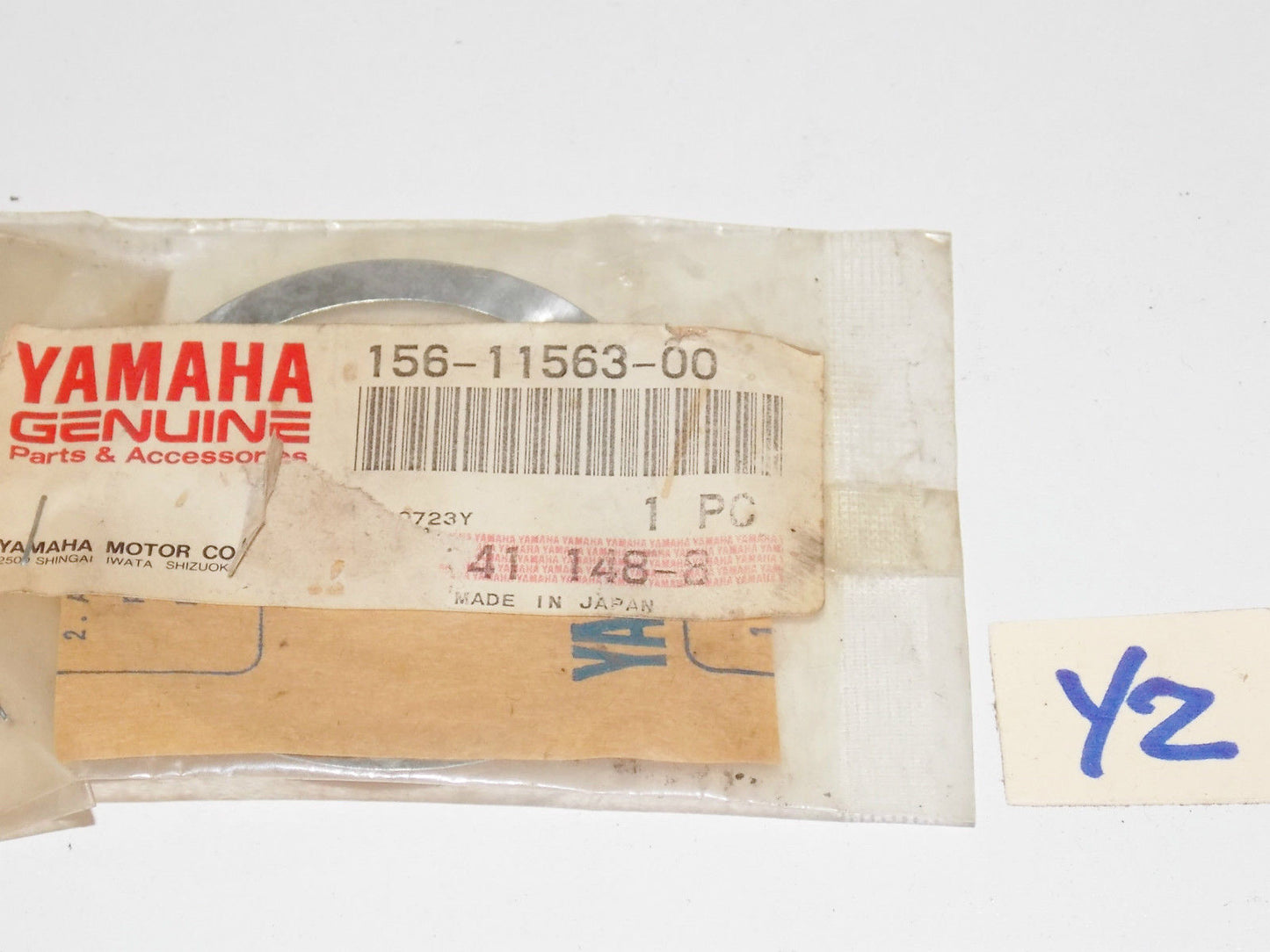 NOS Yamaha 1967 1971 YDS5 YM2C DS6C DS6B TD2 TD2B CRANK SHIM Part # 156-11563-00 - MotoRaider