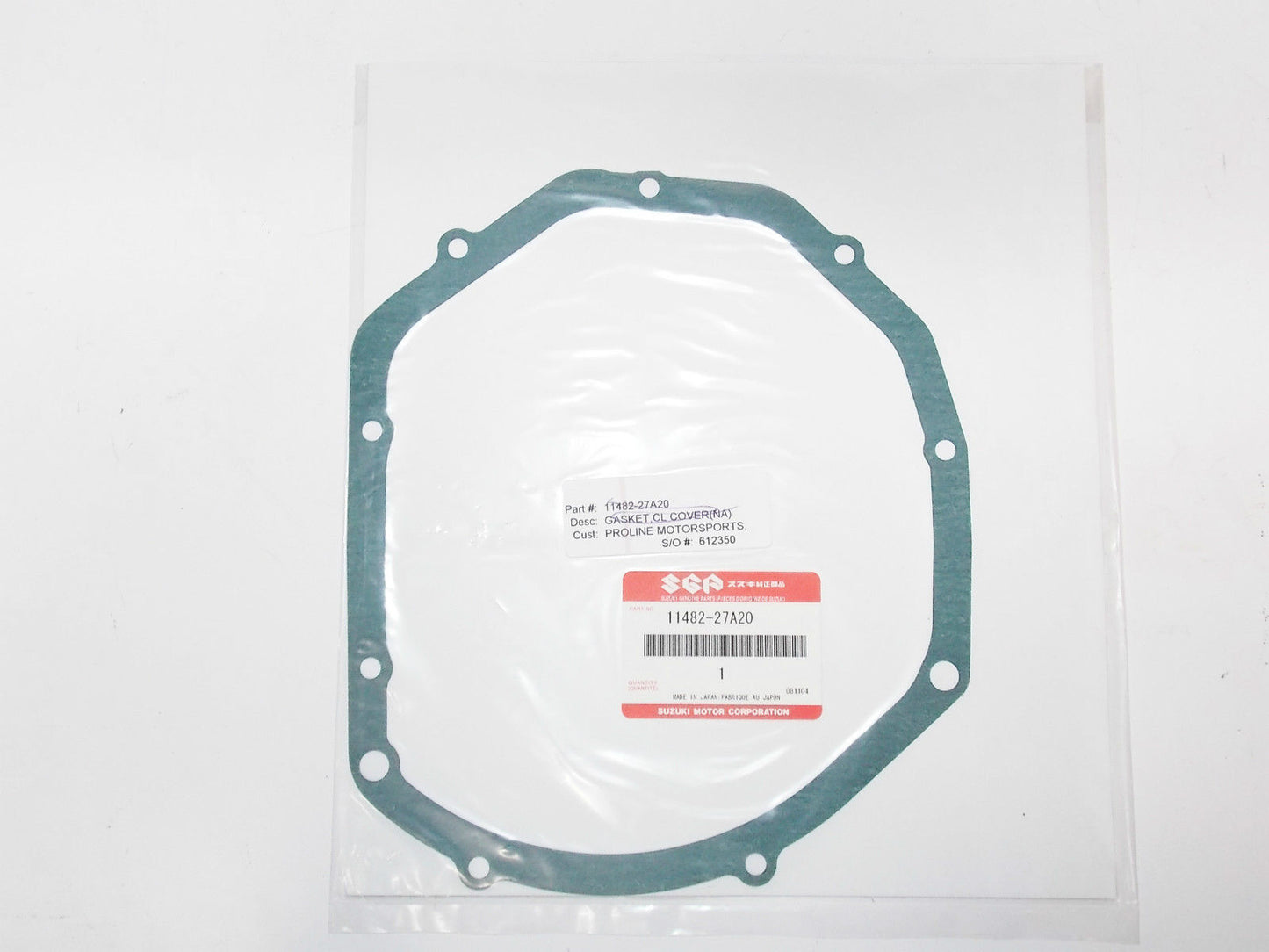 NOS OEM Suzuki 1988 2006 GSX600 GSX1100 GSX750 GSF1200 COVER GASKET 11482-27A20 - MotoRaider
