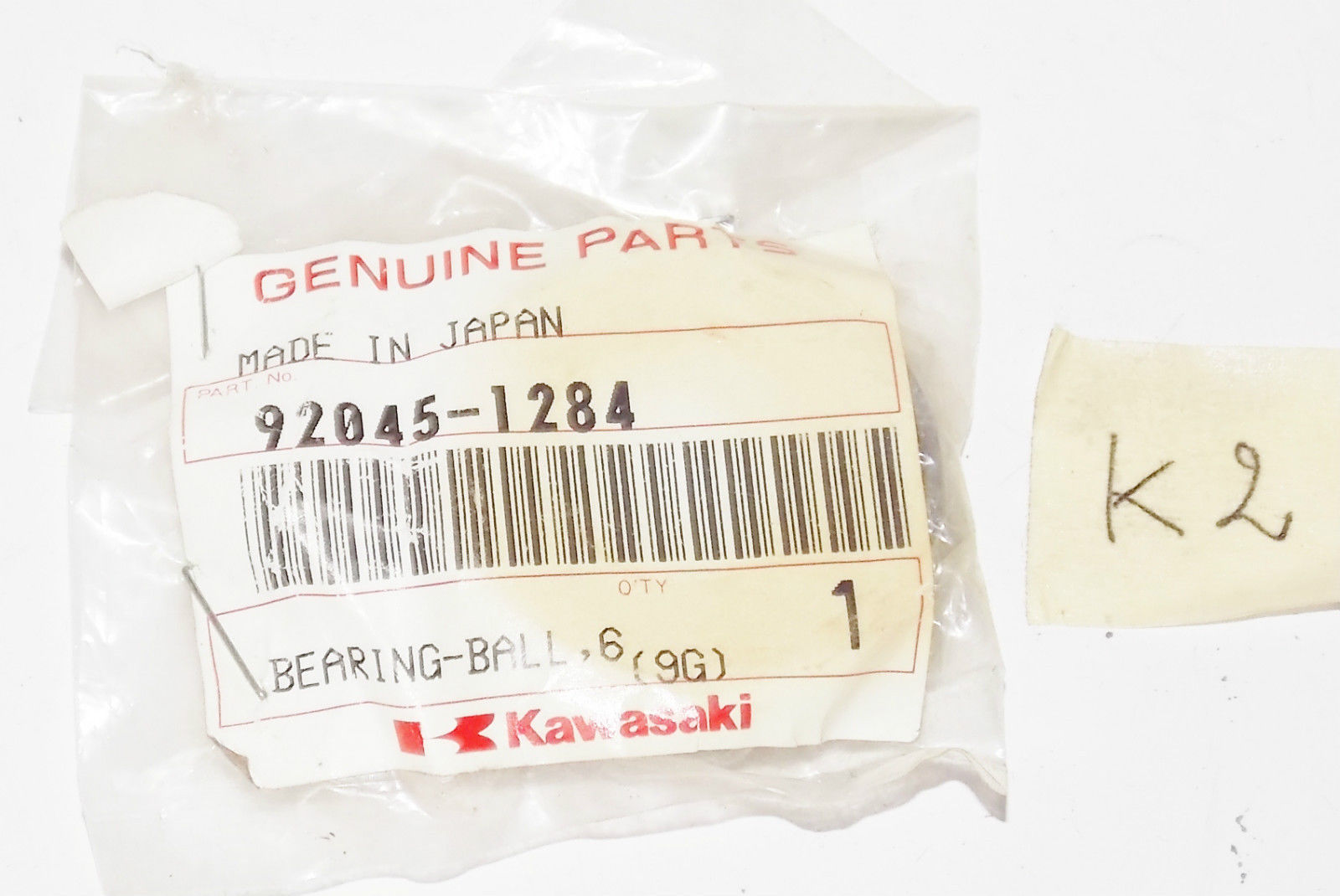 NOS Kawasaki 1993 2012 KX125 KX250 KX500 KX450 KLX450 BALL BEARING 92045-1284 - MotoRaider