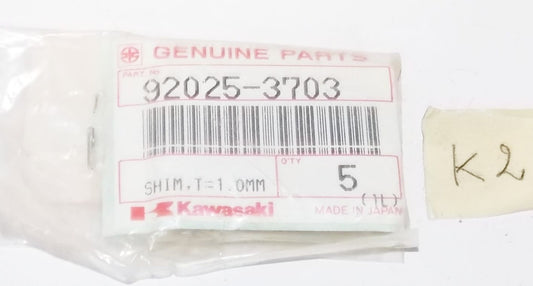 NOS Kawasaki 1977 1982 1987 1991 1995 Jet Ski JS440 JS550 1mm SHIM 92025-3703 - MotoRaider