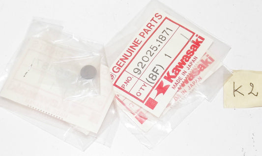 NOS Kawasaki 1988 2012 KSF450 JT1200 VN800 KX450 ZX1400 2.05mm SHIM 92025-1871 - MotoRaider