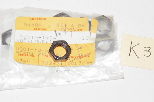 NOS Kawasaki 1985 2012 KLF185 KSF250 KVF400 VN2000 KVF700 10mm NUT 92015-1494 - MotoRaider