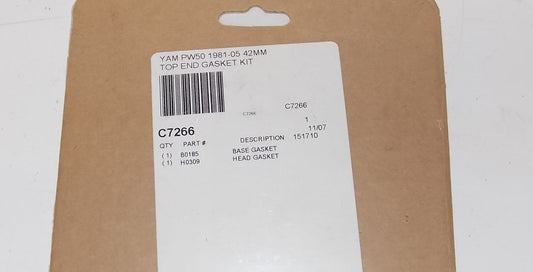 NEW COMETIC 42mm TOP END GASKET KIT 1981 1986 1992 1997 2005 YAMAHA PW50 # C7266 - MotoRaider
