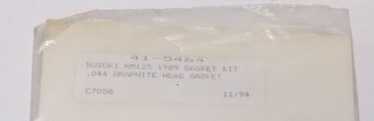 NEW COMETIC TOP END GASKET SEAL KIT SET 1989 SUZUKI RM125 C7058 - MotoRaider