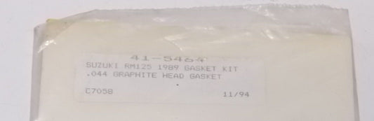 NEW COMETIC TOP END GASKET SEAL KIT SET 1989 SUZUKI RM125 C7058 - MotoRaider