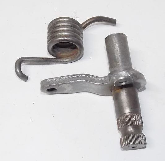 1974 YAMAHA DT360 ENDURO REAR BRAKE PEDAL PIVOT MOUNT WITH SPRING DT 360 250 - MotoRaider