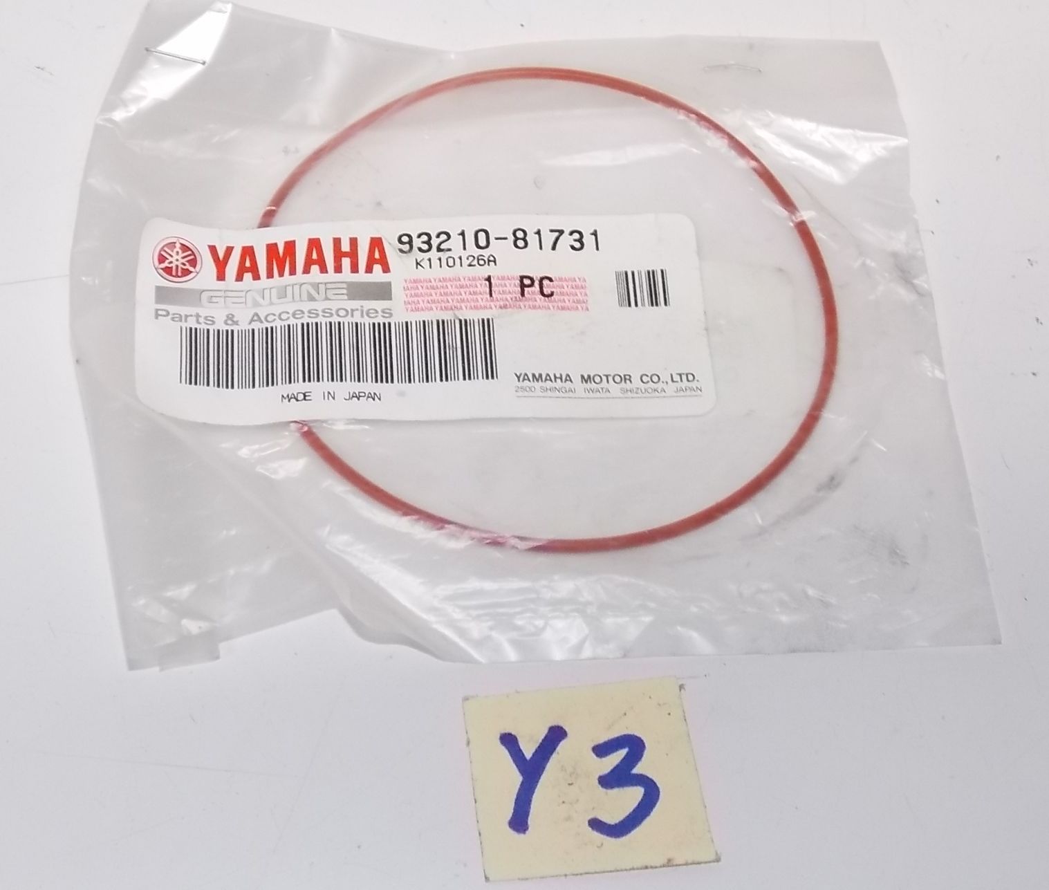 YAMAHA 1970 1974 1981 1986 1993 XS1 TX650 YZ250 XS650 FJ1200 O-RING 93210-81731 - MotoRaider