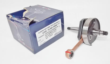 NEW VESPA 50 50PK MAIN CRANKSHAFT ASSEMBLY ROD BEARING CRANK 134359 - MotoRaider