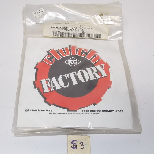 KG CLUTCH FACTORY DISC KGSP-408 SUZUKI RF900 GSX-R750 RF900 TL1000 GSF1200 - MotoRaider