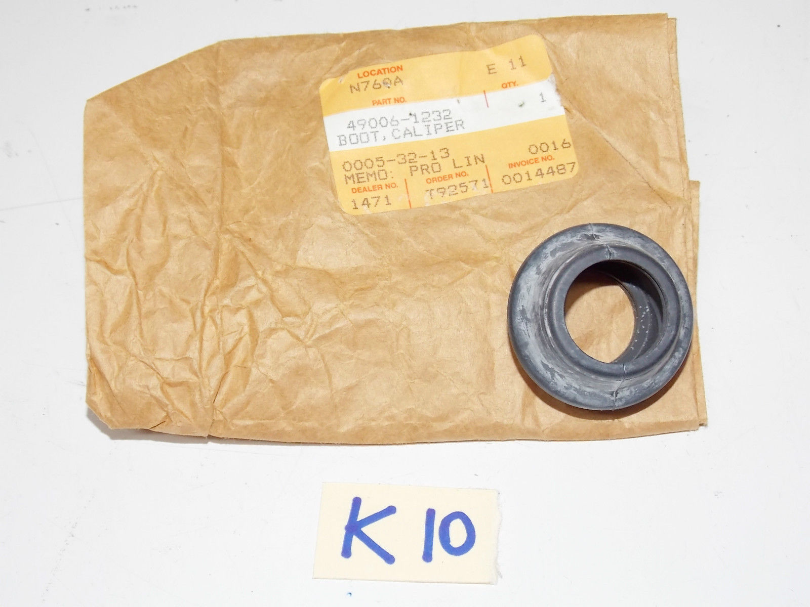 OEM KAWASAKI 1988 1991 1995 1998 2001 2004 KSF250 KEF300 CALIPER BOOT 49006-1232 - MotoRaider