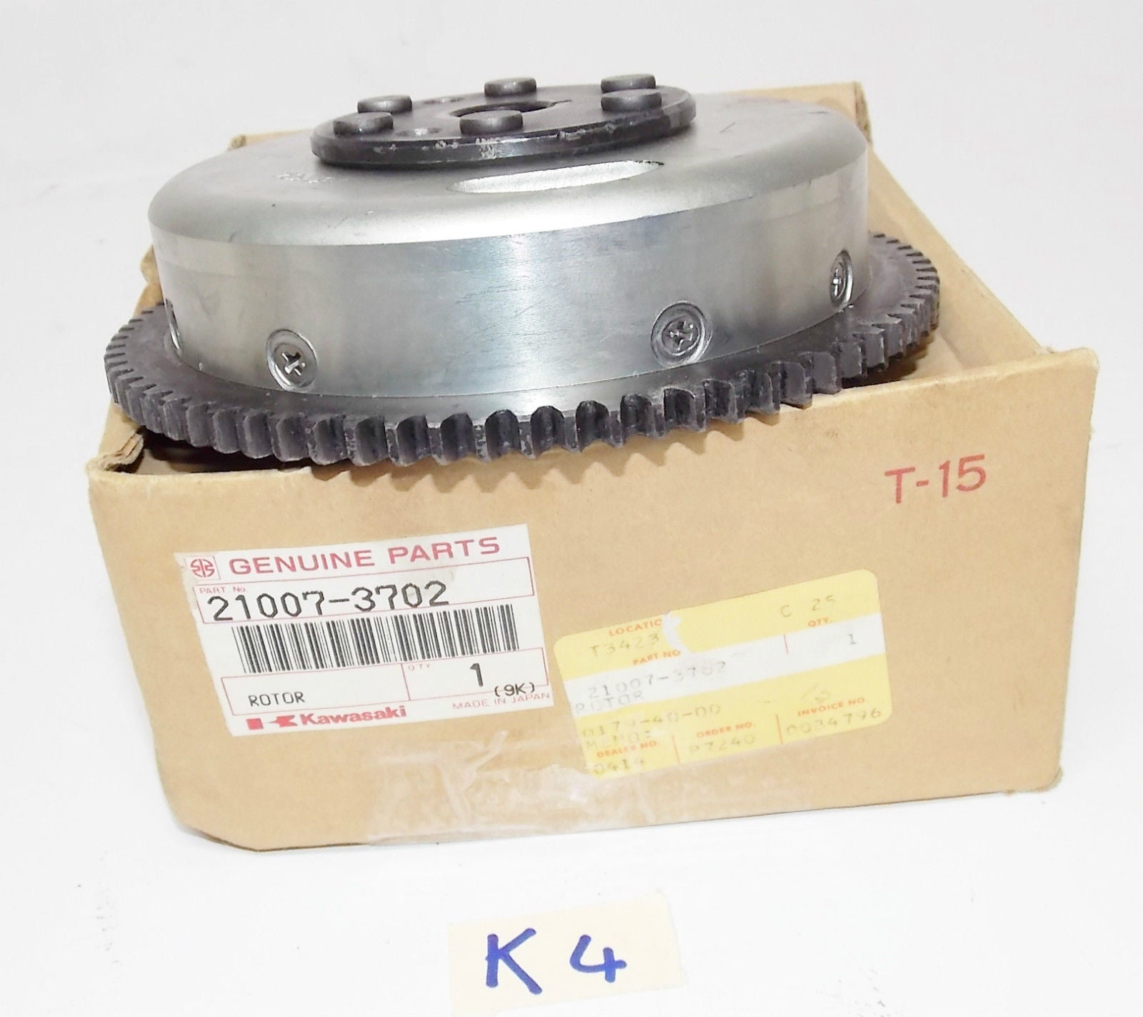 NOS OEM NEW KAWASAKI JET SKI 1988 1989 1990 JF650 JS650 MAGNETO ROTOR 21007-3702 - MotoRaider