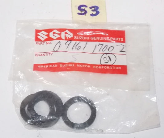 SUZUKI 1998 2001 2005 2008 2011 2012 GSX750 GSX1300 GSF600  WASHER 09161-17002 - MotoRaider