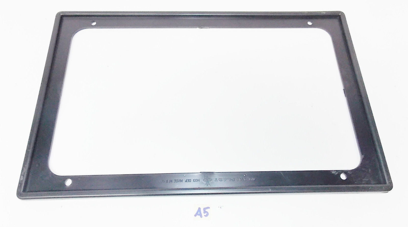 VINTAGE LICENSE PLATE BLACK FRAME 8.5"X13.5" 215X345MM CAR MERCEDES FERRARI AUDI - MotoRaider
