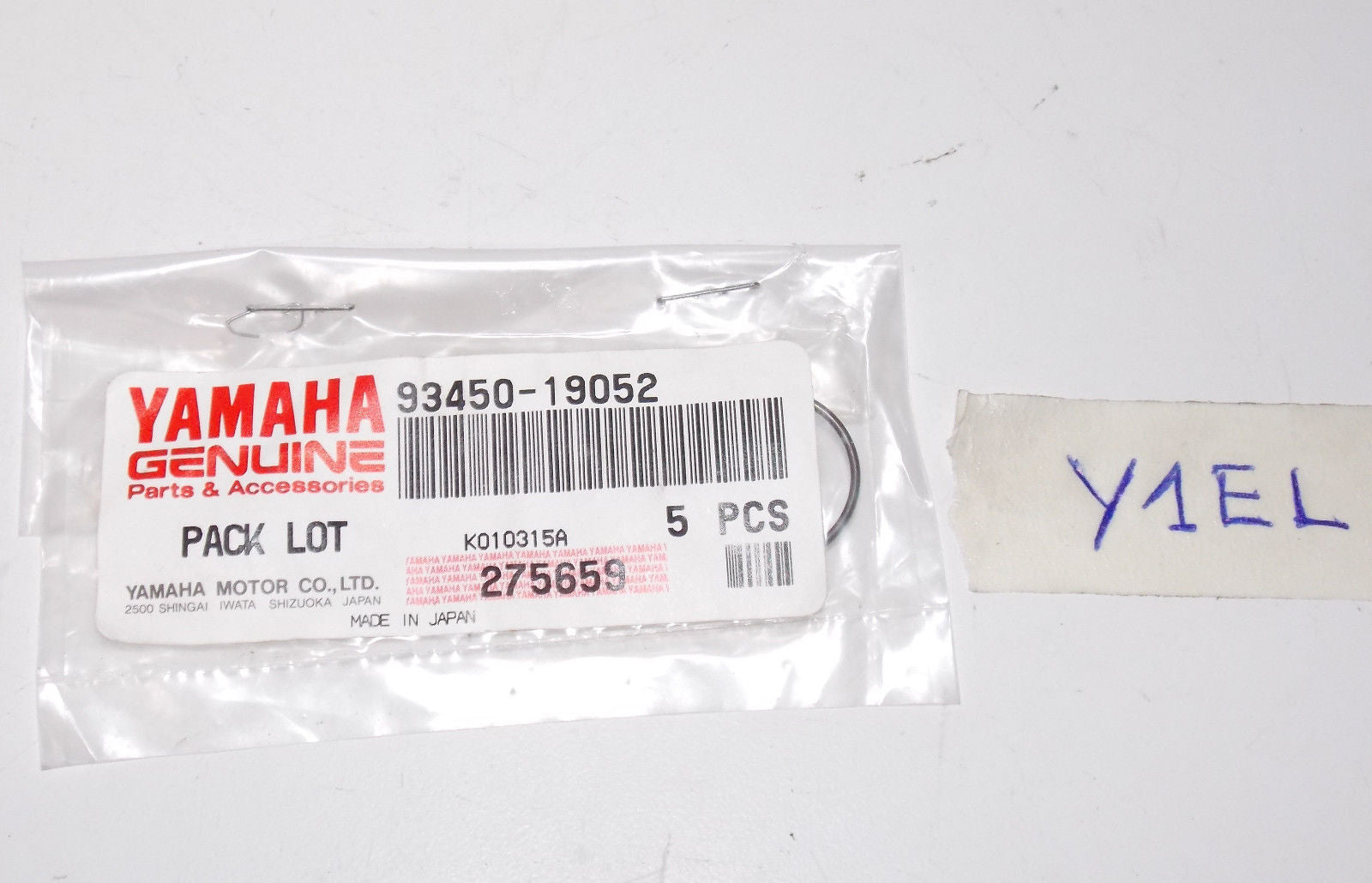 NOS YAMAHA 1978 2011 YZ250 YZ465 VIRAGO FAZER FJ1200 CIRCLIP 93450-19452 - MotoRaider