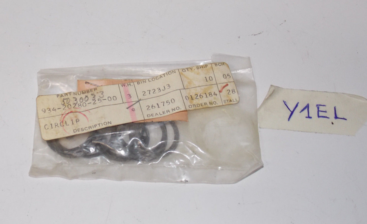 Yamaha CIRCLIP OD=26mm 1968-1990 DT1B R5C MX250A TX650 TX750A XS500B 93450-30033 - MotoRaider