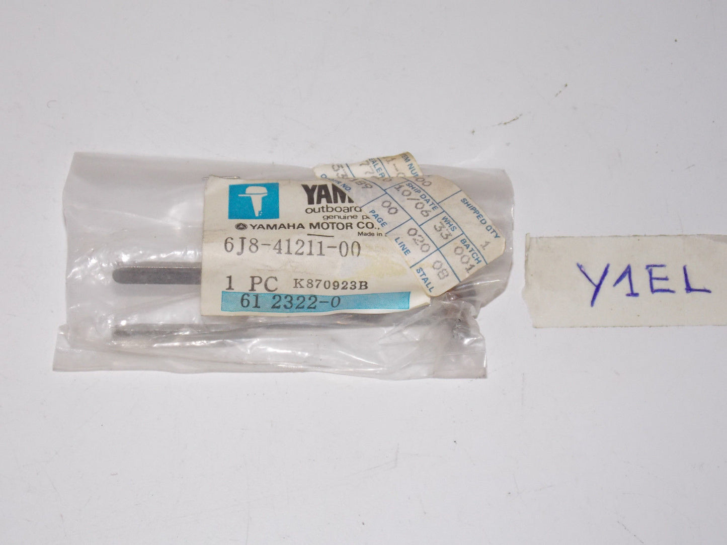 NOS YAMAHA  ACCEL LINK 1988-02 6J8-41211 C30EHT ERT 25MLHW3 MSH23 MSHX3 30S - MotoRaider
