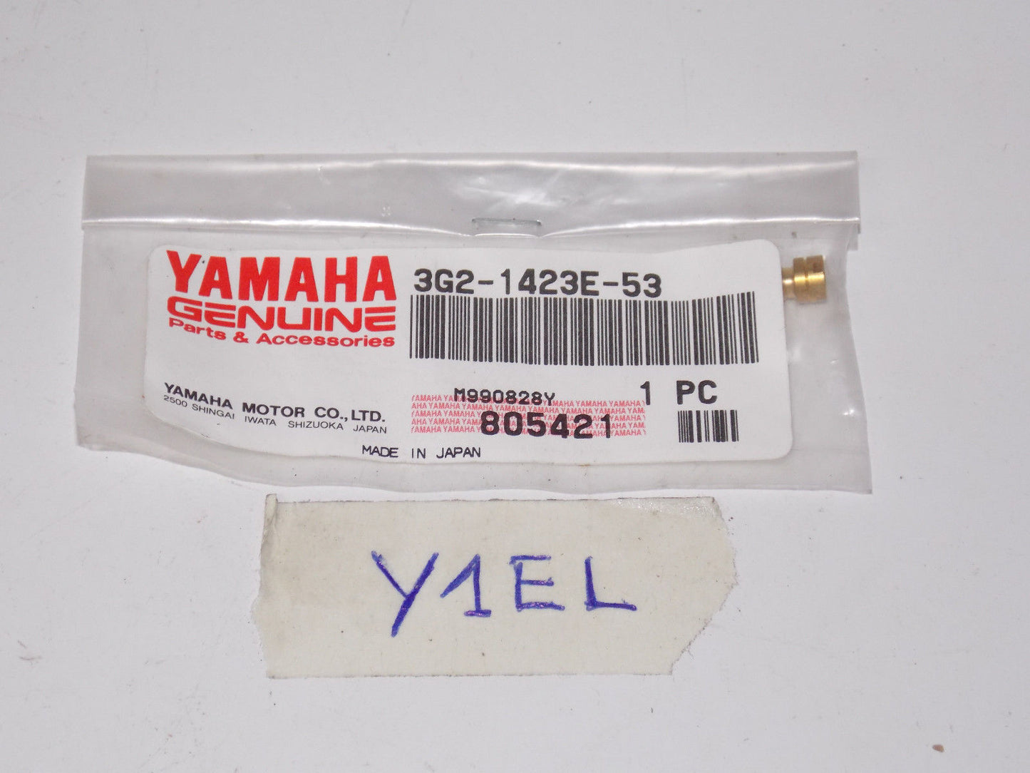 NOS YAMAHA MAIN JET 1992-06 3G2-1423E-53 RHINO 450 YXR 45FX SRX 600 700 SX VENON - MotoRaider