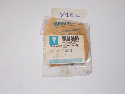 NOS YAMAHA PIN 1984-96  90243-04M00 25 ELN ESN LN 40 EJRQ C 25 ELRR ELHR - MotoRaider