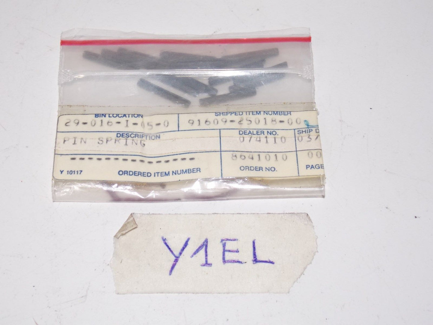 NOS YAMAHA  SPRING PIN 1976-1983 91609-25018 TT 500C D E F G XT 200J 125K - MotoRaider