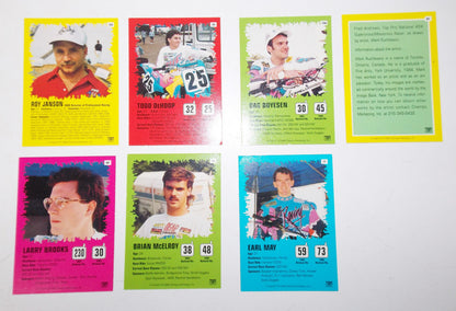 1992 MOTOCROSS CARDS JANSON DEHOOP BOYESEN BRROKS MCELROY MAY YAMAHA SUZUKI MX - MotoRaider