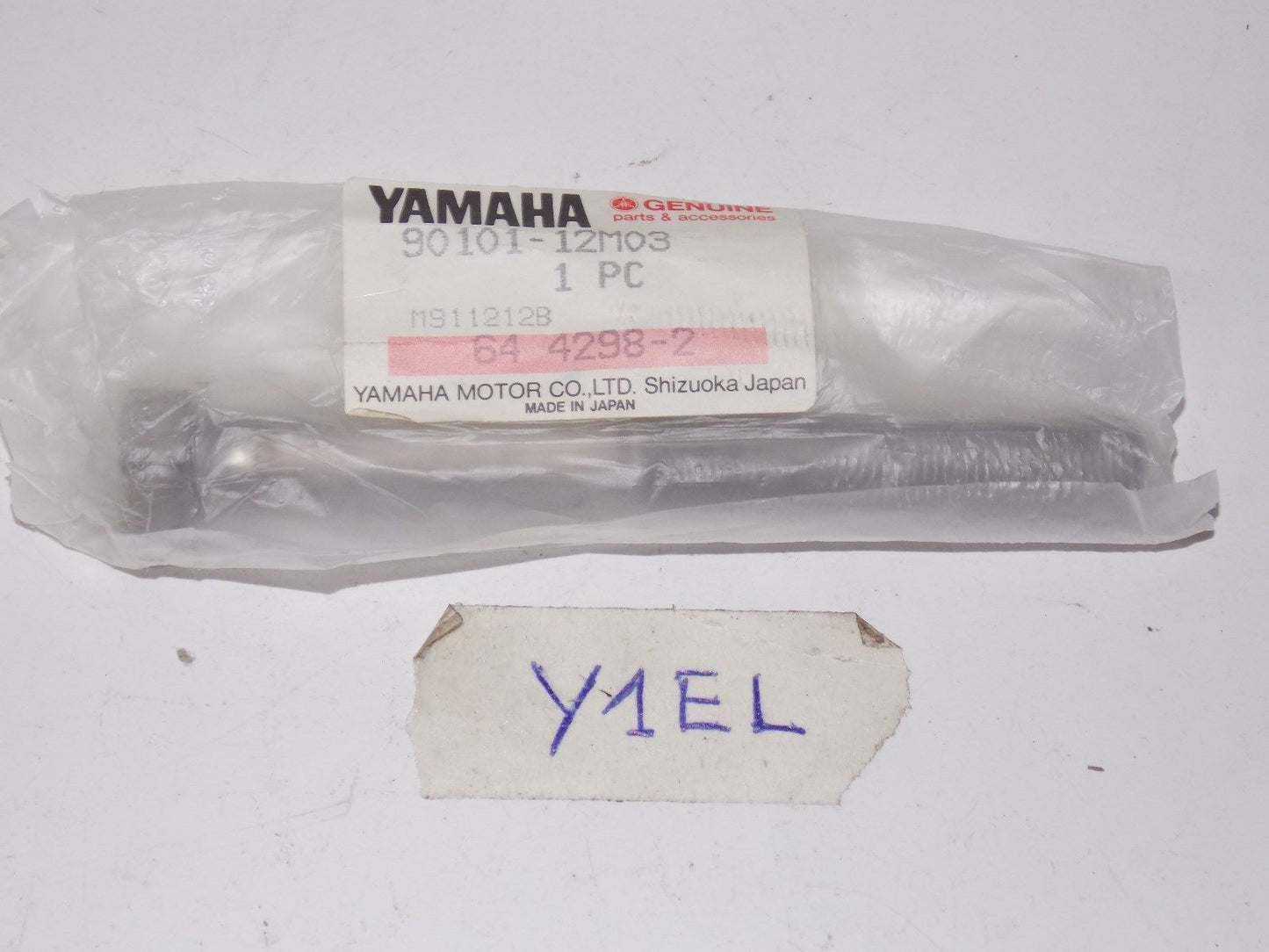 NOS YAMAHA BOLT (L: 115 MM) 1987-2006 90101-12M03 V6 EXCEL 150 ETXG 200 ETLD - MotoRaider